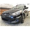 Image 2 : A1 --  2015 HYUNDAI ACCENT "NO RESERVE" BLACK 164341 KMS