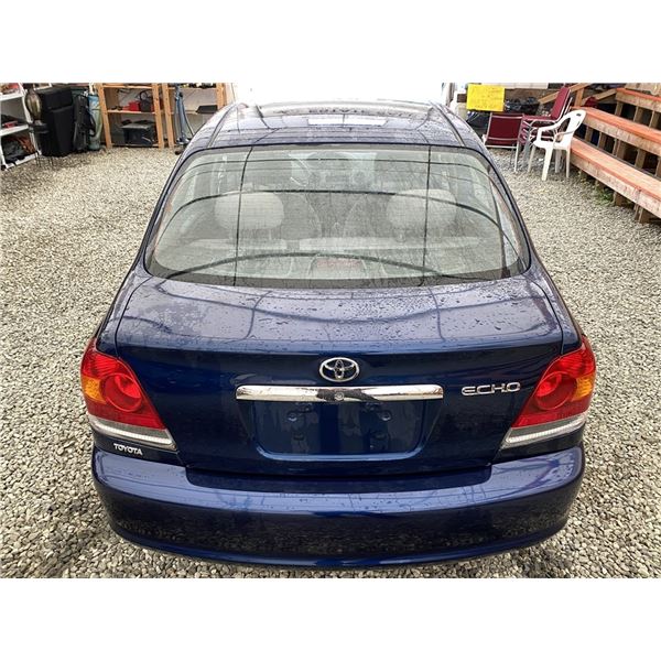 A11 -- 2003 TOYOTA ECHO BLUE 86835 MILES