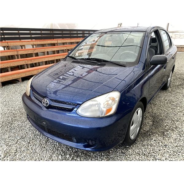 A11 -- 2003 TOYOTA ECHO BLUE 86835 MILES