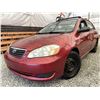 Image 1 : A12I --  2005 TOYOTA COROLLA CE RED 285106 KMS