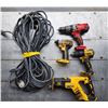 Image 1 : Drills, Saw, and Extension Cord