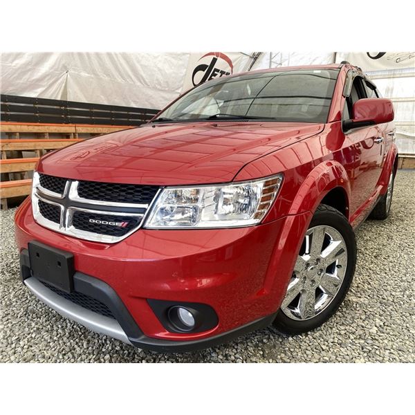 C6C --  2017 DODGE JOURNEY GT AWD RED 182541 KMS