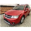 Image 3 : C6C --  2017 DODGE JOURNEY GT AWD RED 182541 KMS