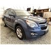 Image 8 : A12U --  2010 CHEVROLET EQUINOX BLUE 178492 KMS
