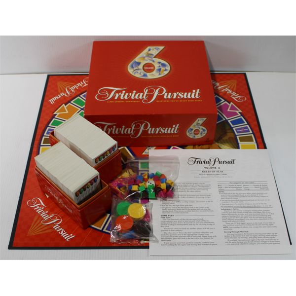 TRIVIAL PURSUIT VOLUME 6 BOARD GAMES