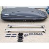 Image 2 : THULE ROOFTOP CARGO BOX W/ RAILS INC. KEYS