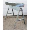 Image 2 : TWO FOLDING GALVINIZED SAW HORSES 