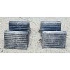 Image 1 : 4 RUBBER TIRE CHOCK - 10" X 8" X 6" - 4.4LBS
