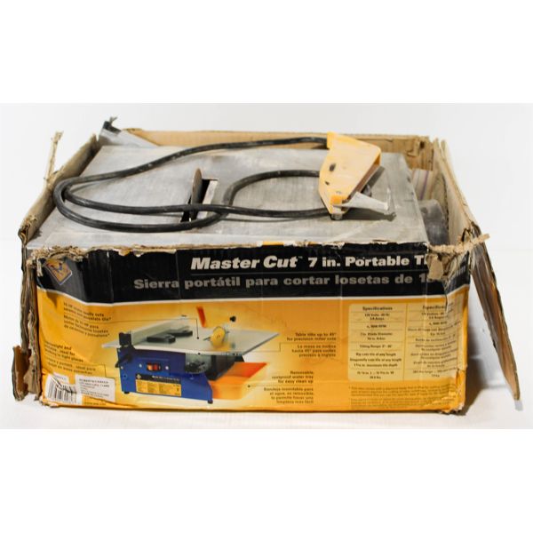 MASTER CUT 7" PORTABLE TILE SAW