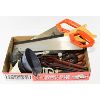 Image 1 : MISC. TOOLS, SAWS, CHAIN HOOKS, FUNNELS, ETC.