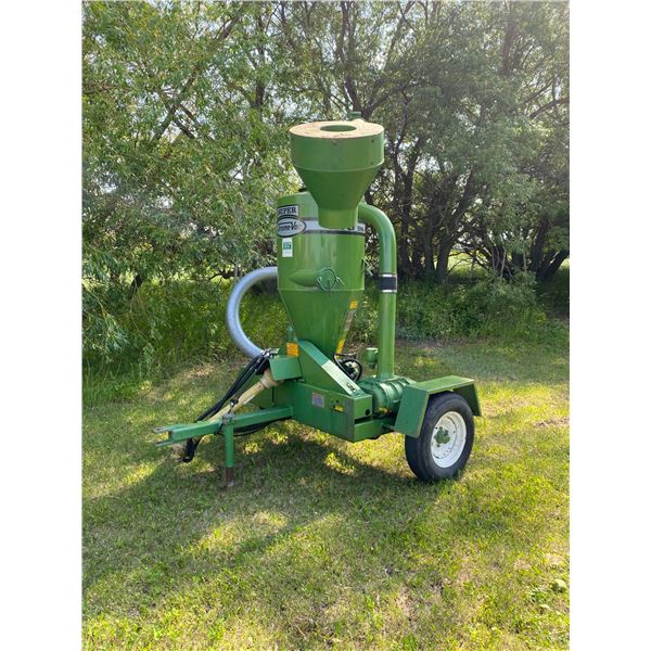 Walinga MT510 super chrome grain vac, S/N. MT510S86123101HSXNF, 1000 PTO c/w 5 inch hoses, rubber &