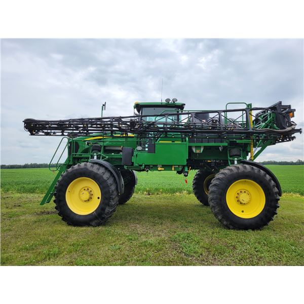 2013 JD 4730 Sprayer 100 ft, 1968 Engine hrs, c/w starefire 3000 globe & 2630 display, 760 Sprayer h