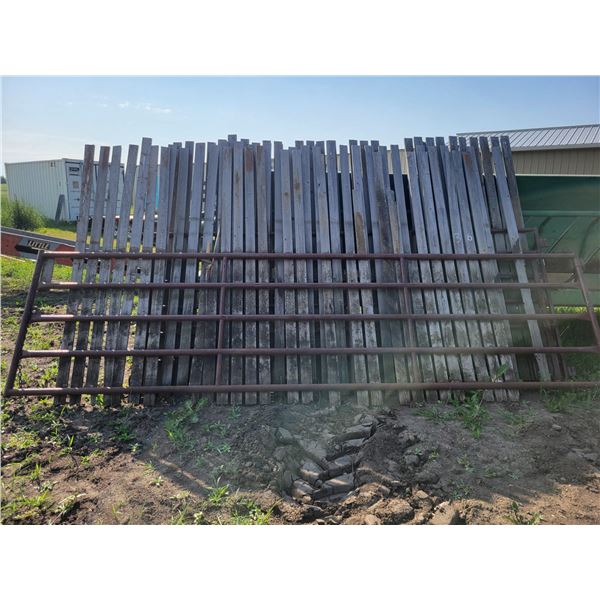 3- Windbreak panels, 2- 12 ft & 1- 16 ft. Boards need work