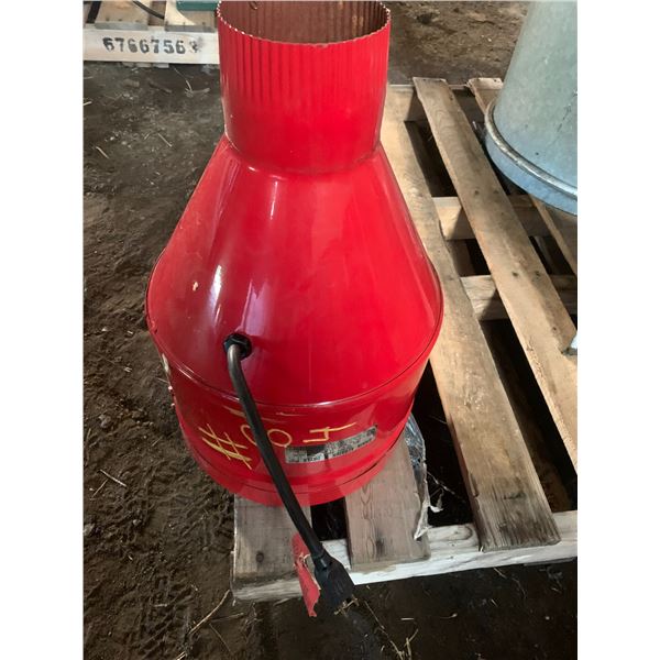 Elec. Grain aerator & dryer, working condition