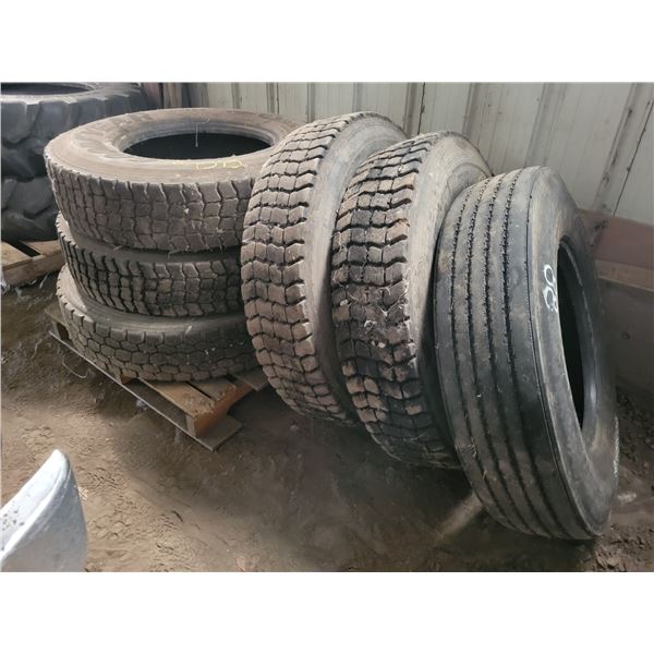 (So much each x 6) 6- 11R22.5 tires