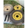 Image 1 : 1- 9.5L-15 tire c/w rim & 1- rim