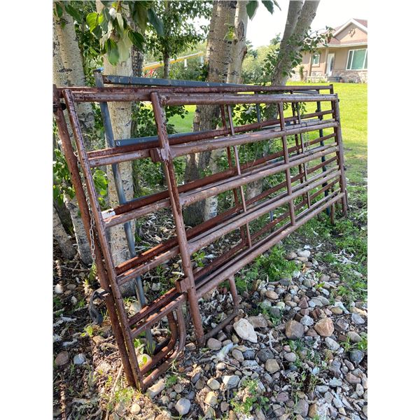 5- Steel panels, Approx. 2- 10 ft, 2- 12 ft & 1- 16 ft