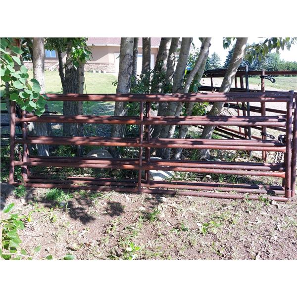 3- Heavy duty  12 ft steel gates (selling all together)