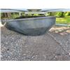 Image 1 : Round black plastic auger hopper