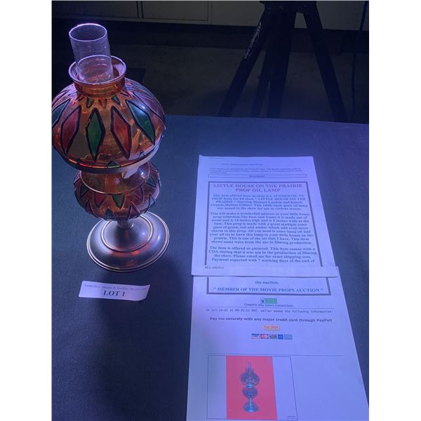 Little House on the Prairie Prop Oil Lantern