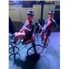Image 5 : Charlie Chaplin Bicycle Built for Two Figurine & Pair of Charlie Chaplin Vintage Dolls