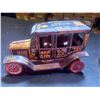 Image 2 : Litho Marx Old Jalopy Wind Up Toy Truck, Tin Truck, Leather Baseball & Cracker Jack Tin