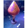 Image 2 : Beautiful Yellow & Pink Galle Mushroom Table Lamp