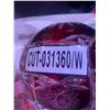 Image 6 : Large Cranberry Colour Crystal Finials & Vintage Sliding Tin