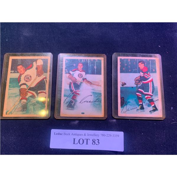 Chicago Black Hawks Hockey Cards – Jim Peters 69, Pete Conacher 70 & Gerald “Doc[x