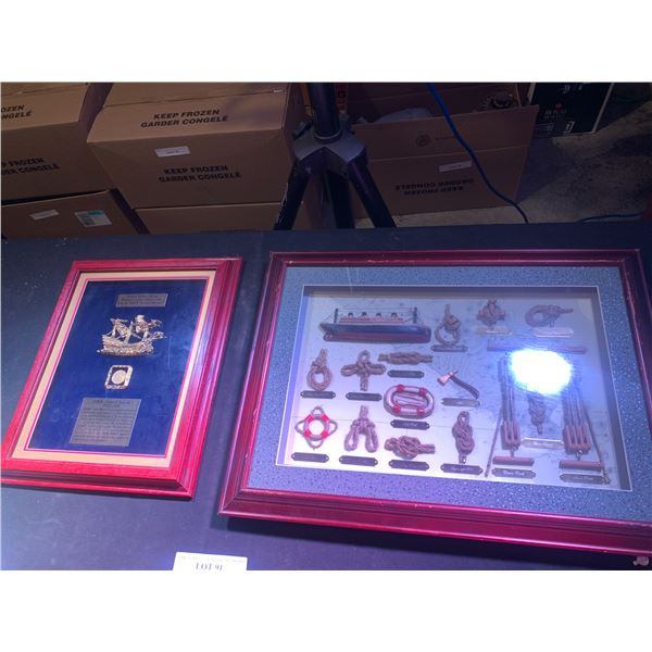 Ltd Edition 1792-1809 HMS Admiral Gardner Copper Coin & Framed Nautical Themed Picture