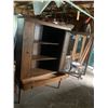 Image 2 : Beautiful Wood & Glass 3 Shelf Cabinet