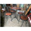 Image 2 : Ice-cream Parlour Table & 4 Chairs