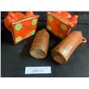 Image 4 : Decorative African Prayer Bowls, Assorted Stoneware Clay Bottles