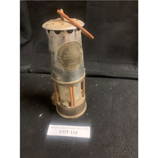 Vintage Eccles Miners Protector Lamp & Lighting Type S L