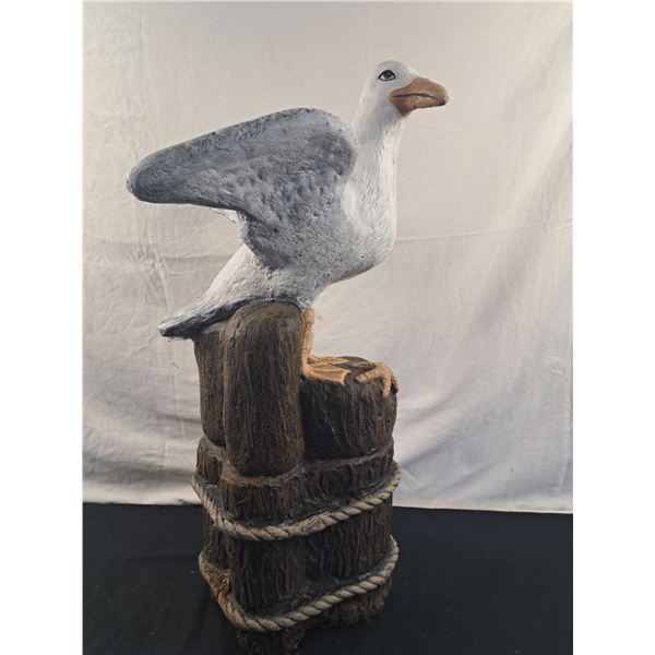 Concrete Yard Statue of Seagull