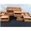 Image 2 : 3 Wooden Organizing Boxes with Drawer