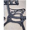 Image 2 : Iron Garden Bench Pieces