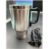 Image 3 : Heated Travel Mug-Stainless Steel