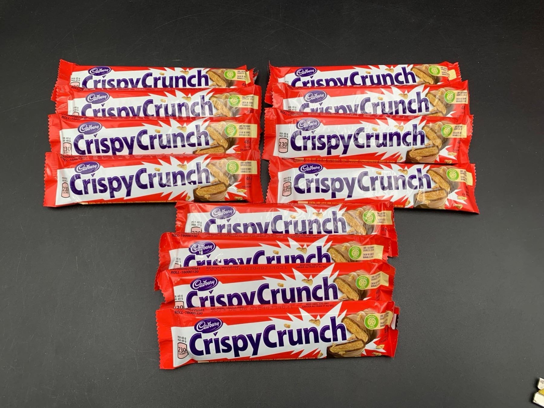 Crispy Crunch Candy Bars (12 x 48g)