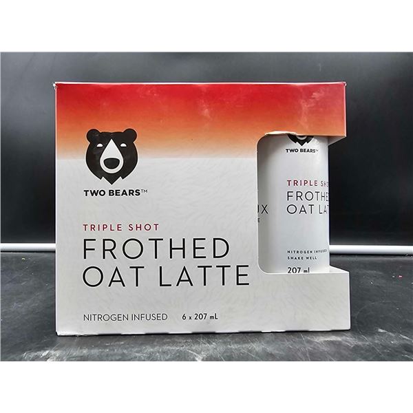 Two Bears Triple Shot Frothed Oat Latte (6 x 207ml)