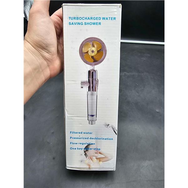 Turbocharged Water Saving Shower