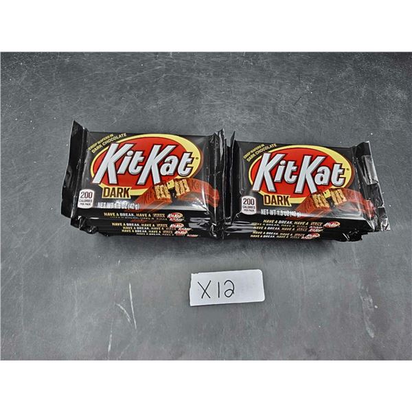 KitKat Dark Chocolate Candy Bars (12 x 42g)