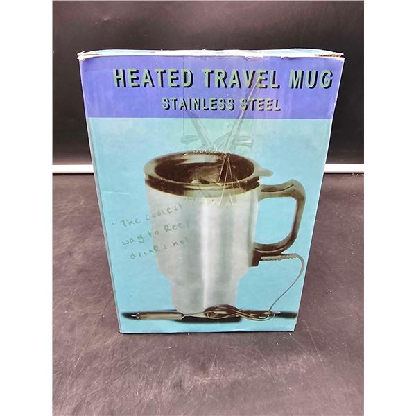 Heated Travel Mug Stainless Steel