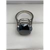 Image 3 : Black Diamond round Cut 15.30 Carat Solitaire Ring set in .925 Silver APPRAISED $11,010.00 REPLACEME