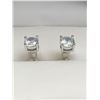 Image 1 : Round Cut 1.2 Carat Solitaire Stud Earring Set