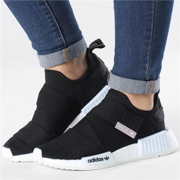 Adidas Originals NMD R1 Women’s Athletic Sneaker Running Black Shoe Trainer #698