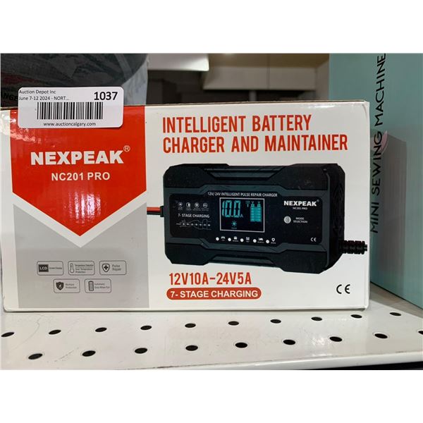 Nexpeak NC201 Pro Intelligent Battery Charger & Maintainer 12V10A-24V5A 7-Stage Charging