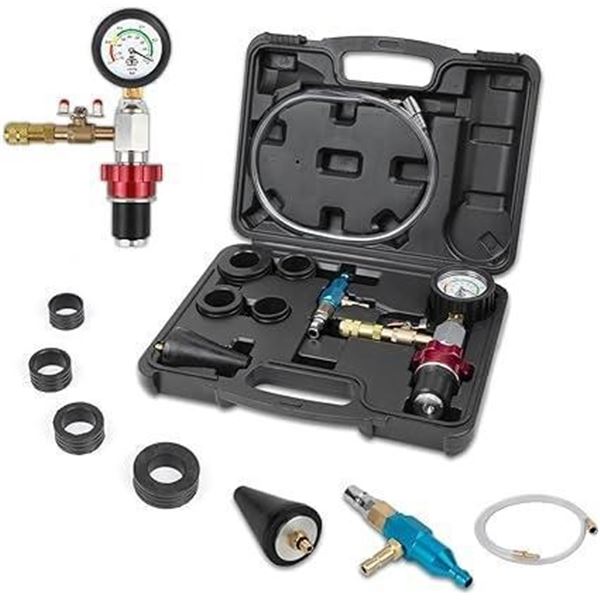 Coolant Vacuum Refill Kit Time-saving&Well-sealed Cooling System Vacuum Purge & Refill Kit with Accu
