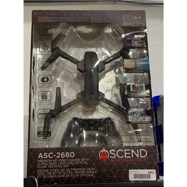 Ascend ASC-2680 Premium HD Video Drone with Ultra-Wide Lens and Optical Flow Technologies