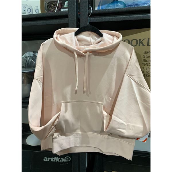 RipZone Nora Cropped PullOver Hoodie Peach Whip Size XL